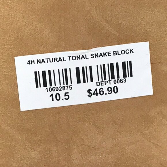 Torrid Textured Snake Print Block Heel Pumps Women's Size 10.5W Wide Ankle Strap - Picture 9 of 11